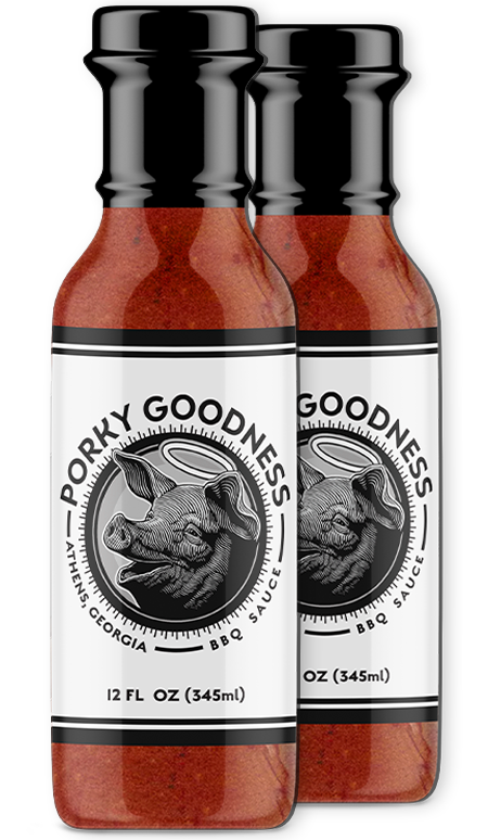 2-Pack | Porky Goodness Original BBQ Sauce 12 OZ