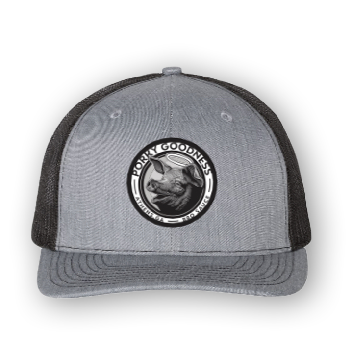 Gray/Black Snapback Trucker Hat