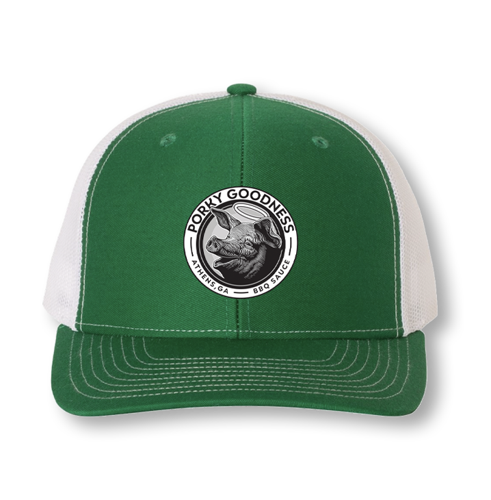 Green/White Snapback Trucker Hat