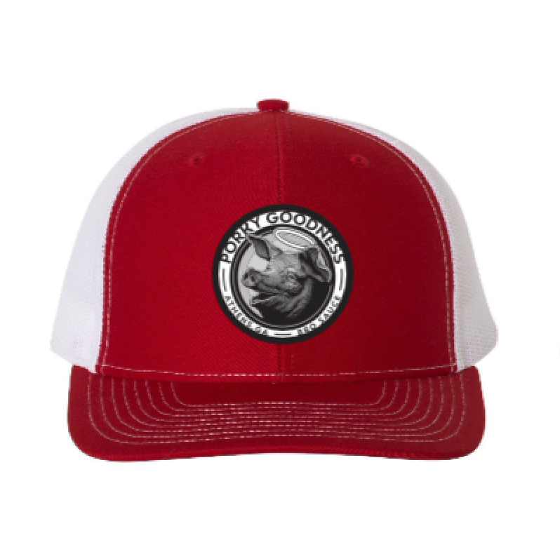 Red/White Snapback Trucker Hat